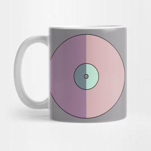 Vinyl Record - Pink + Blue Mug